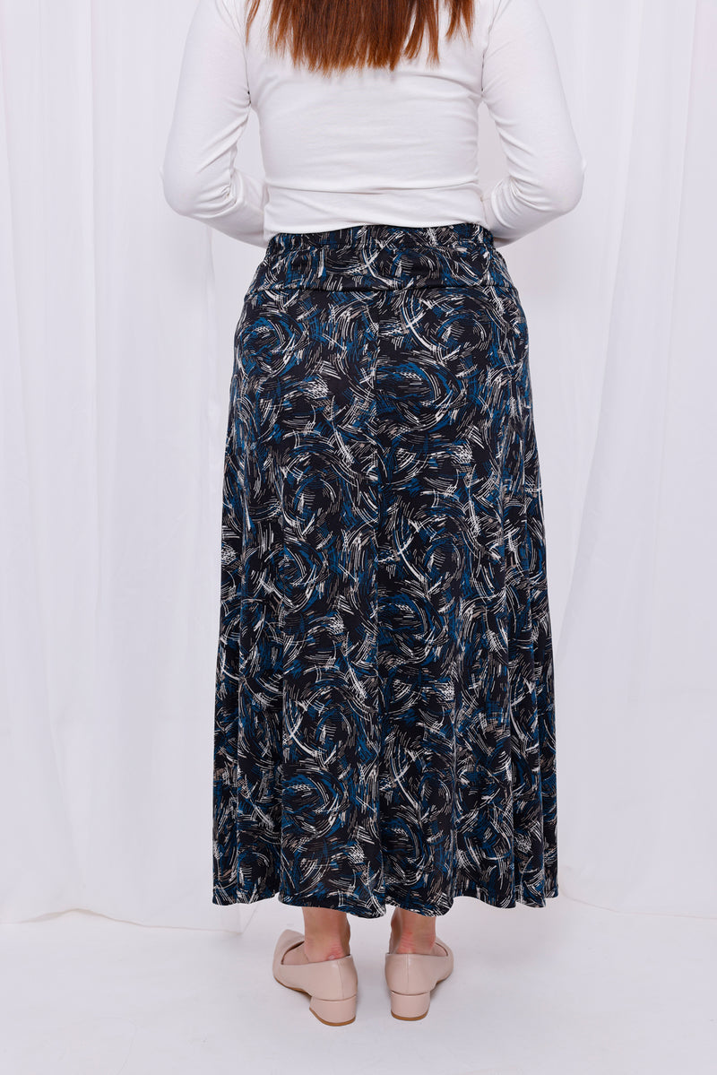 UG Printed Daily Skirt Navy Blue