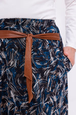 UG Printed Daily Skirt Navy Blue