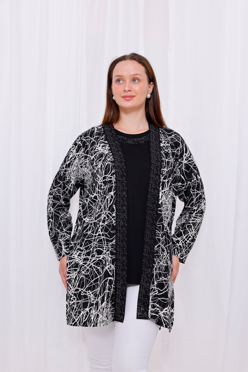 SNTX Mom’s 2 Piece Cotton Set Black