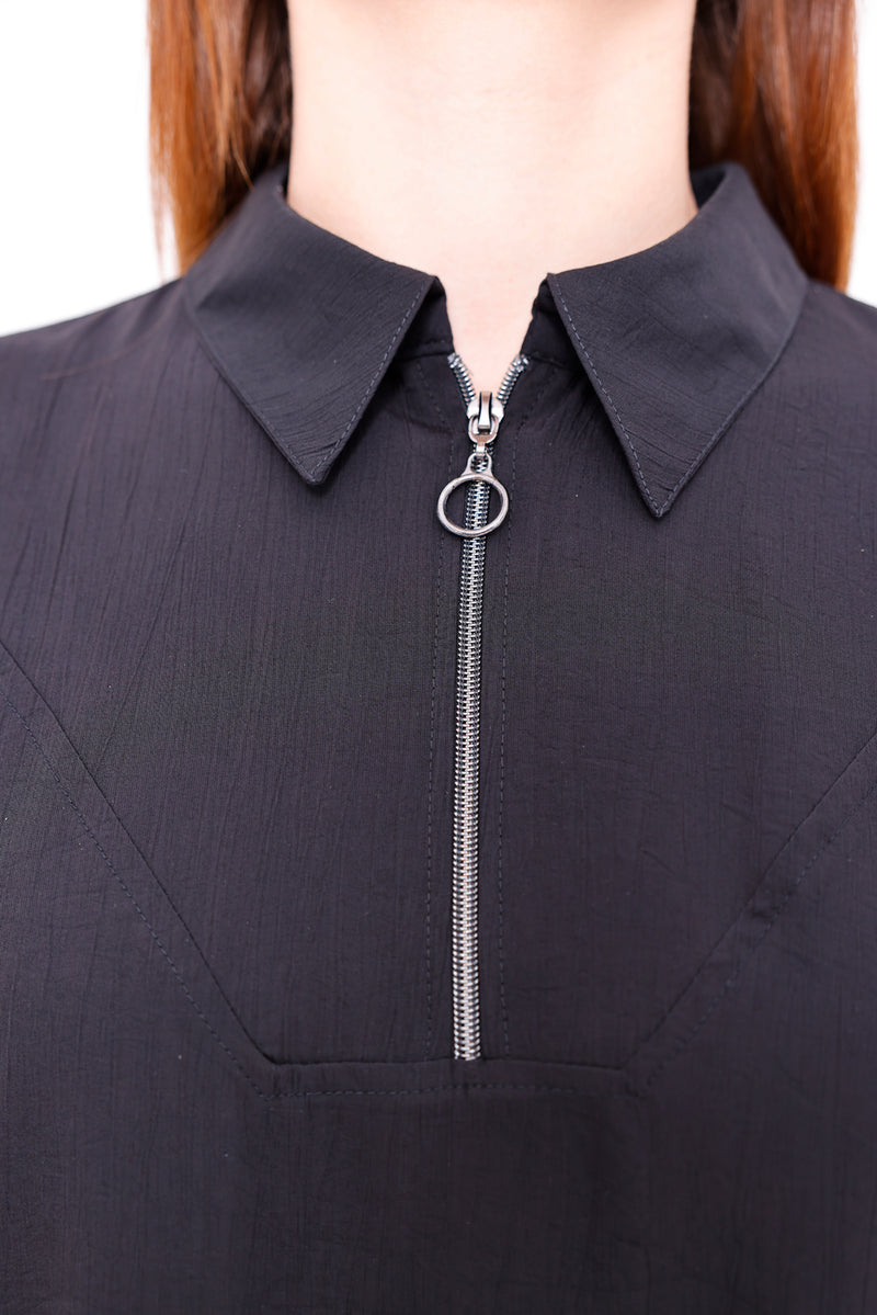 SR Selma Long Tunic Set Black