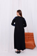 SR Denim&Cotton Dress Black