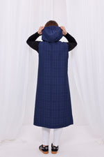 Bwst Quilted Vest Navy Blue