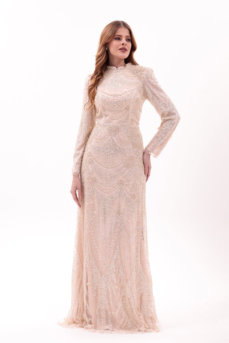 DM Penelope Speacial Occasion Dress Cream