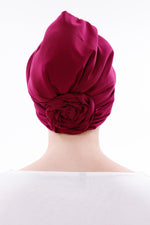 QF 1800 Handmade Turban Fuchia