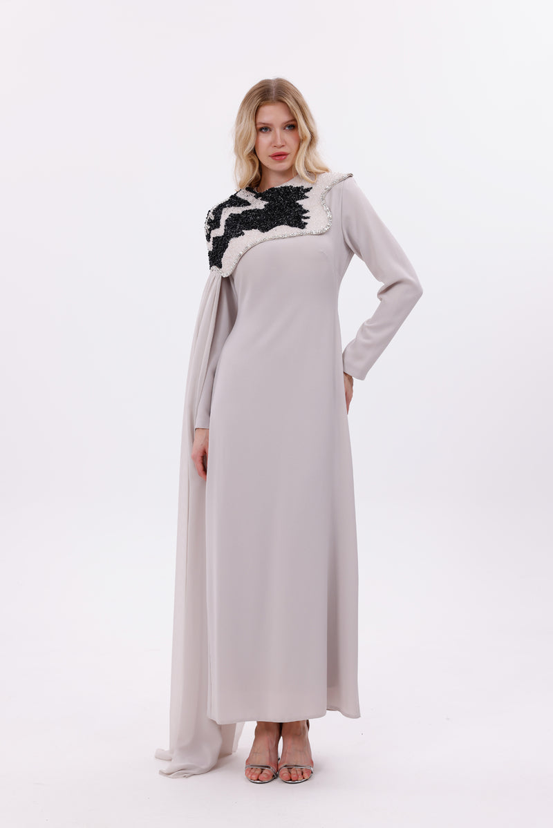 SMG Julia Special Occasion Dress Stone