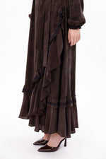 MissWhence 38806 Silk Dress Brown