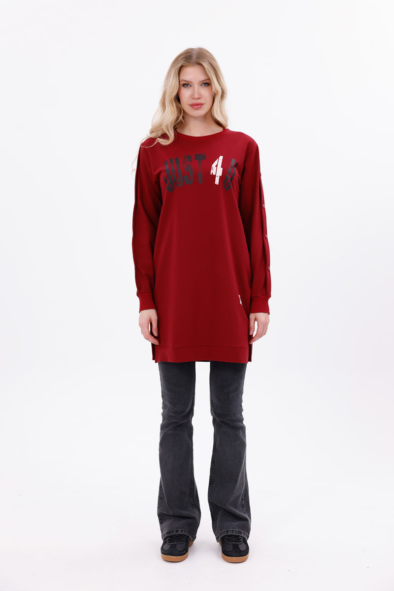 JMN Fernanda Tunic Burgundy