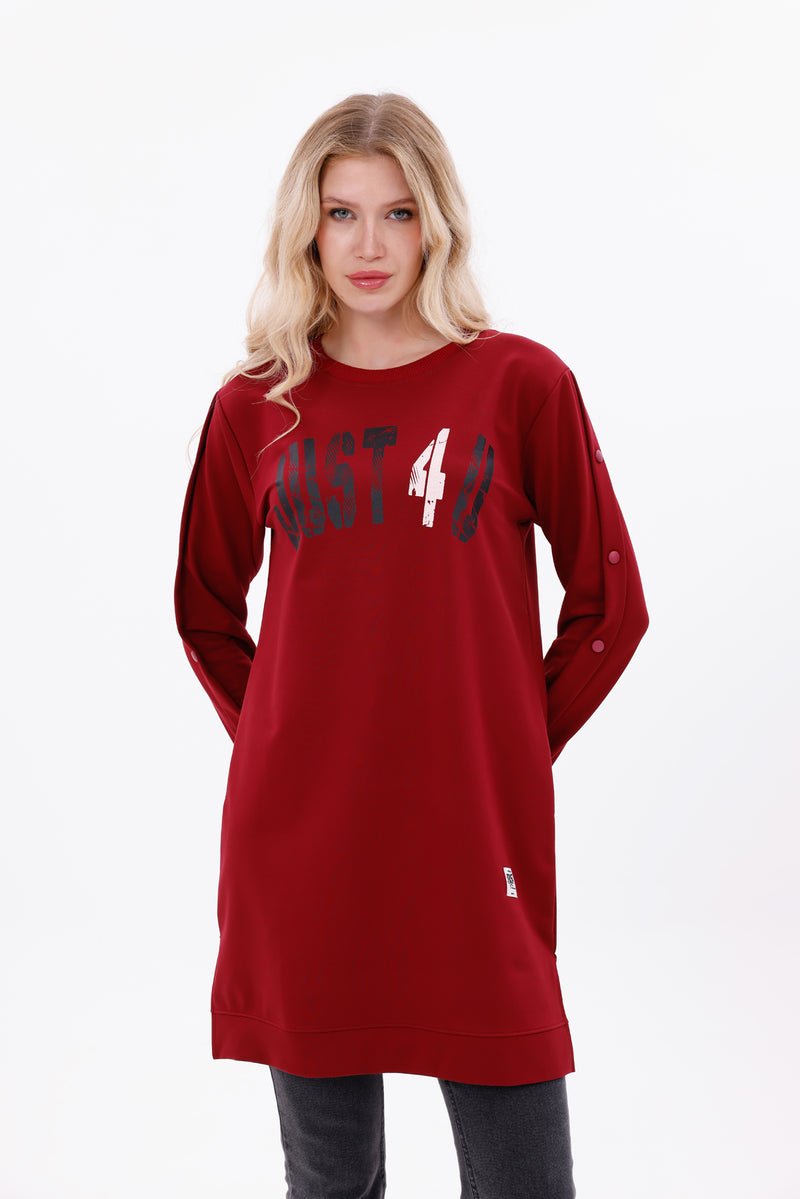 JMN Fernanda Tunic Burgundy
