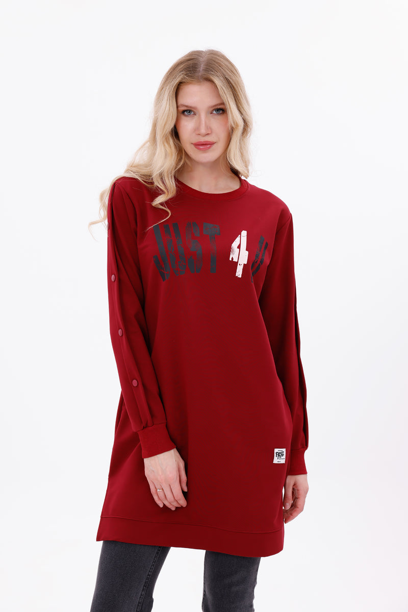 JMN Fernanda Tunic Burgundy