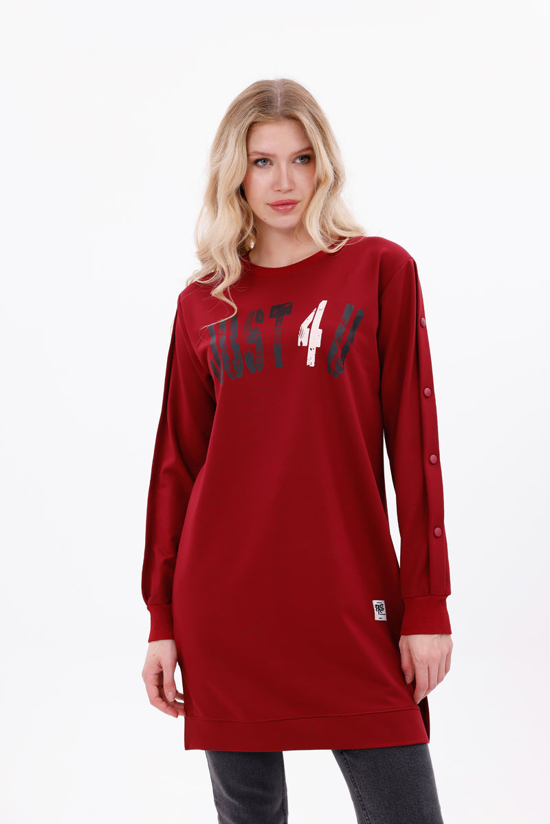 JMN Fernanda Tunic Burgundy
