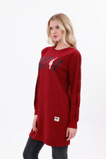 JMN Fernanda Tunic Burgundy