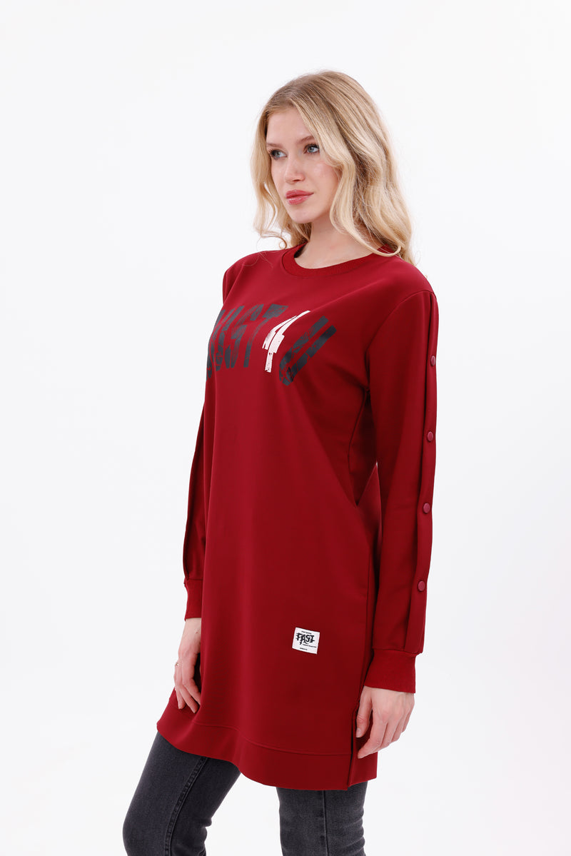 JMN Fernanda Tunic Burgundy