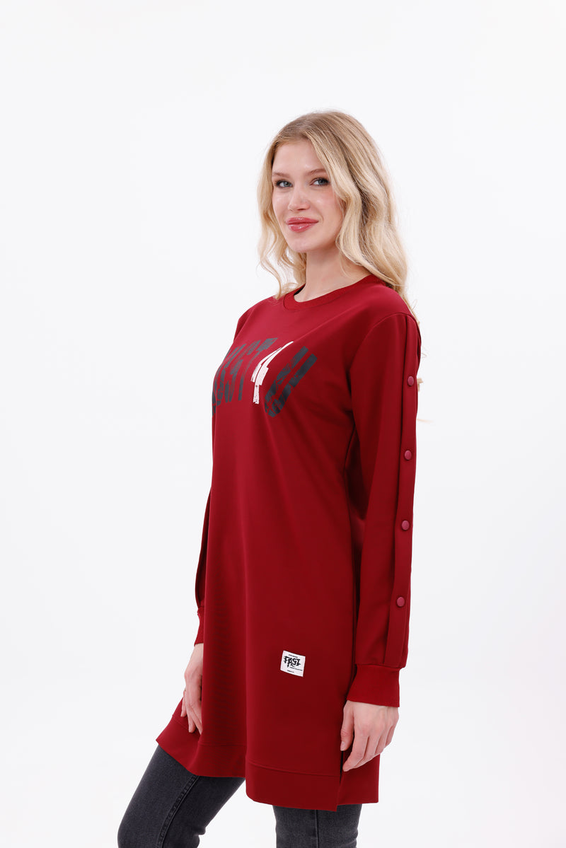 JMN Fernanda Tunic Burgundy