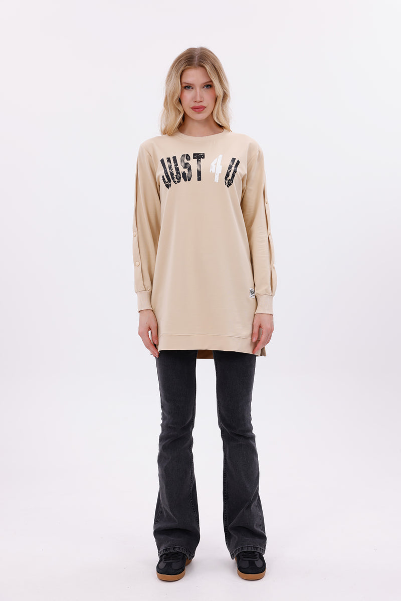 JMN Fernanda Tunic Beige