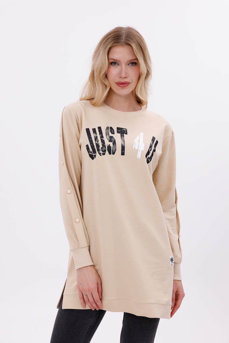 JMN Fernanda Tunic Beige