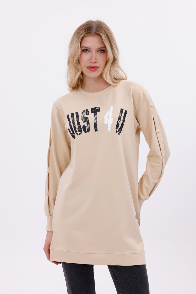 JMN Fernanda Tunic Beige