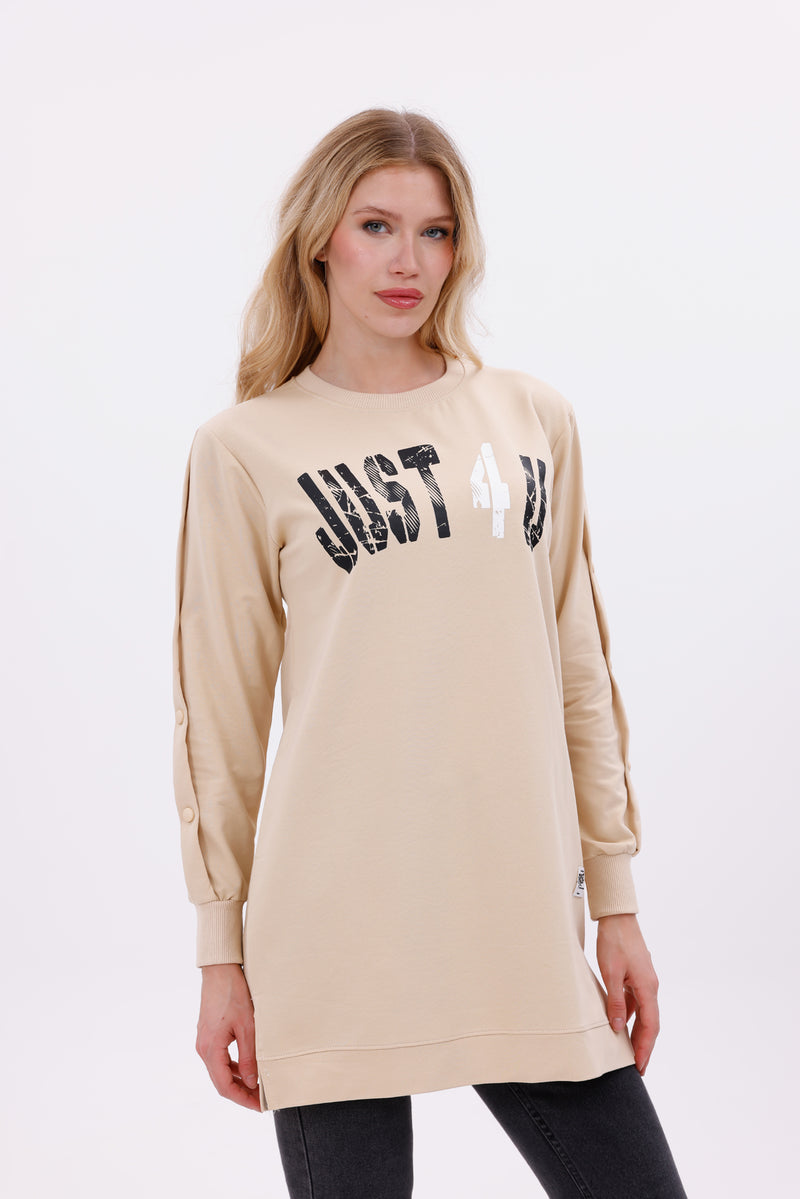 JMN Fernanda Tunic Beige