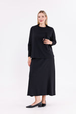 F&G Sparkle Skirt Set Black