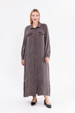 DL Qupra Silk Dress Brown