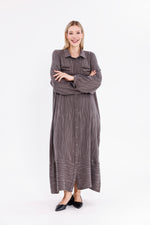 DL Qupra Silk Dress Brown