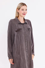 DL Qupra Silk Dress Brown