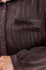 DL Qupra Silk Dress Brown