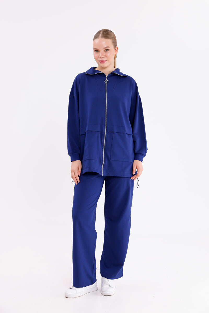 B&P Alert Tracksuit Sax Blue