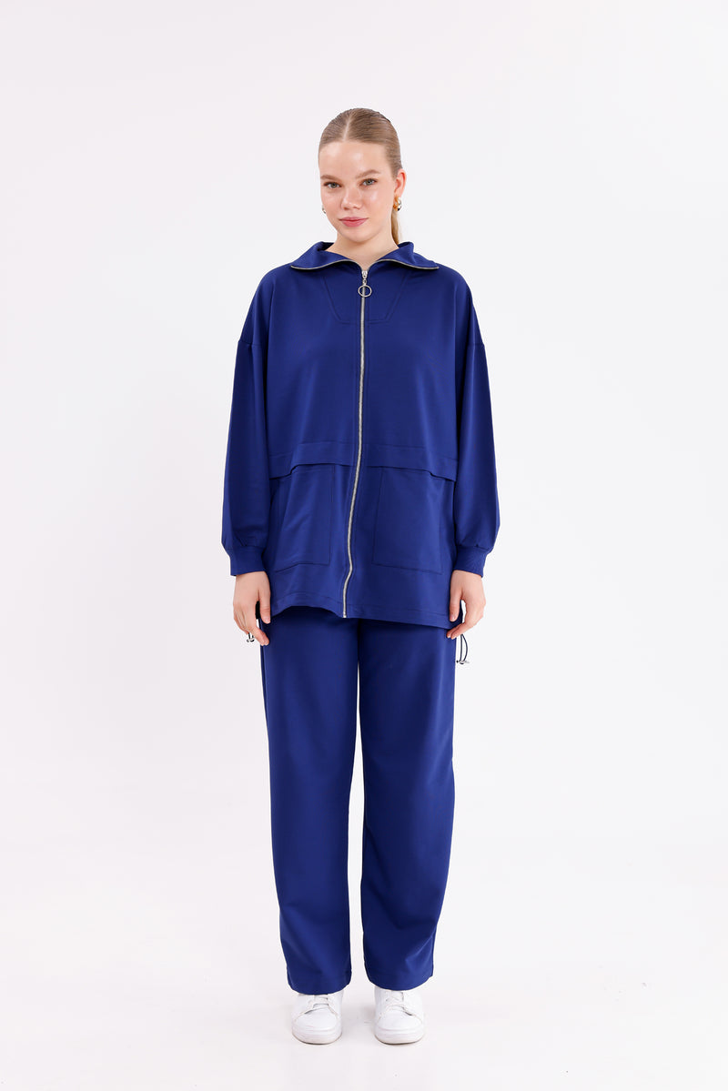 B&P Alert Tracksuit Sax Blue