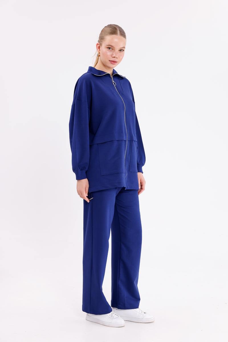 B&P Alert Tracksuit Sax Blue