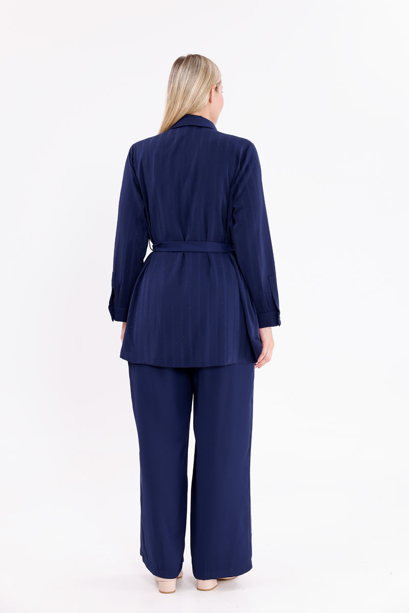 F&G Sparkle 2 Pc Set Navy Blue