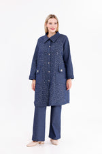 DL Spangle Denim Set Navy Blue