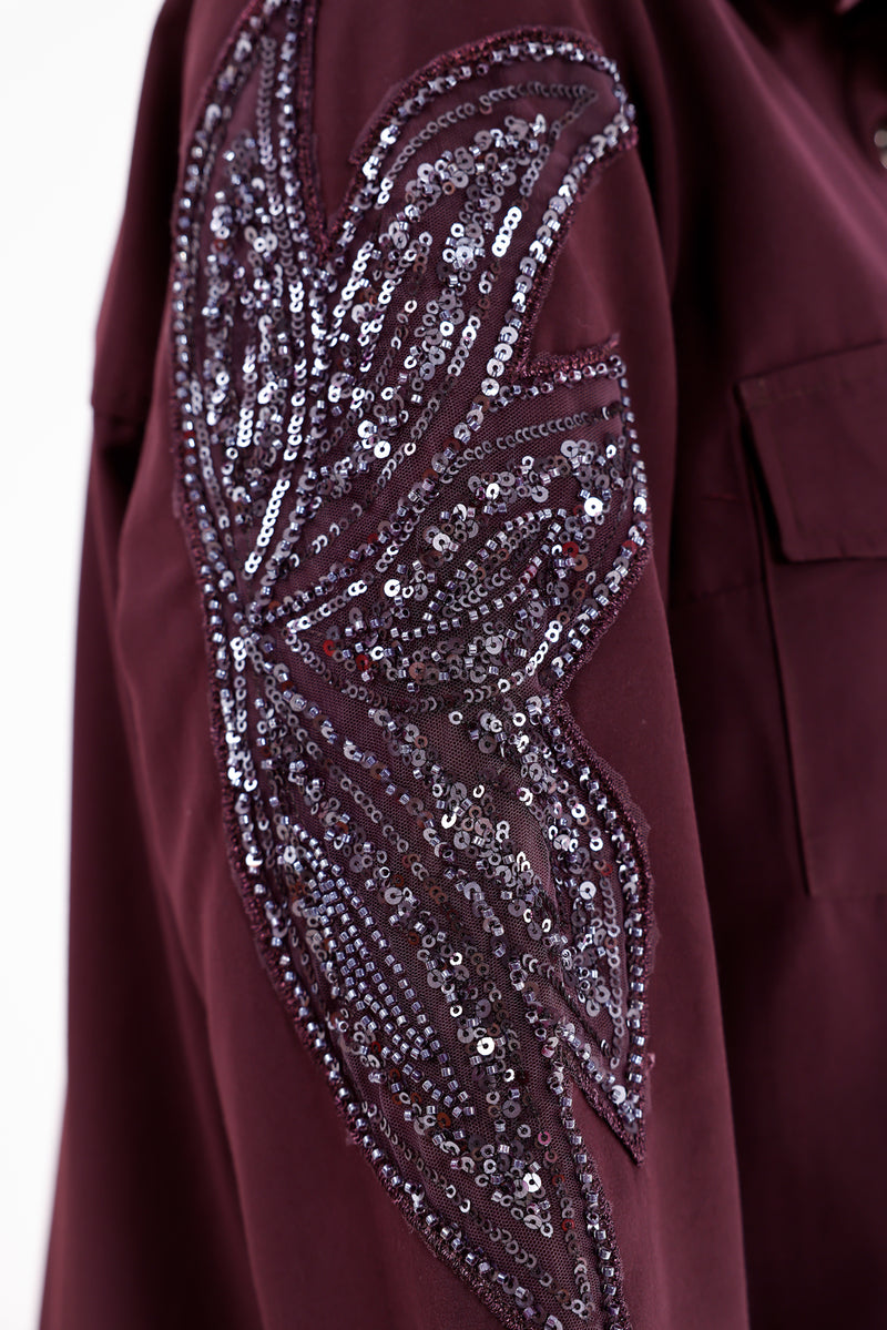F&G Arm&Shoulder Detailed Tunic Ivy