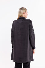 F&G Merry Silk Tunic Anthracite