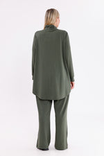 F&G Cotton Snap Buttons Set Khaki