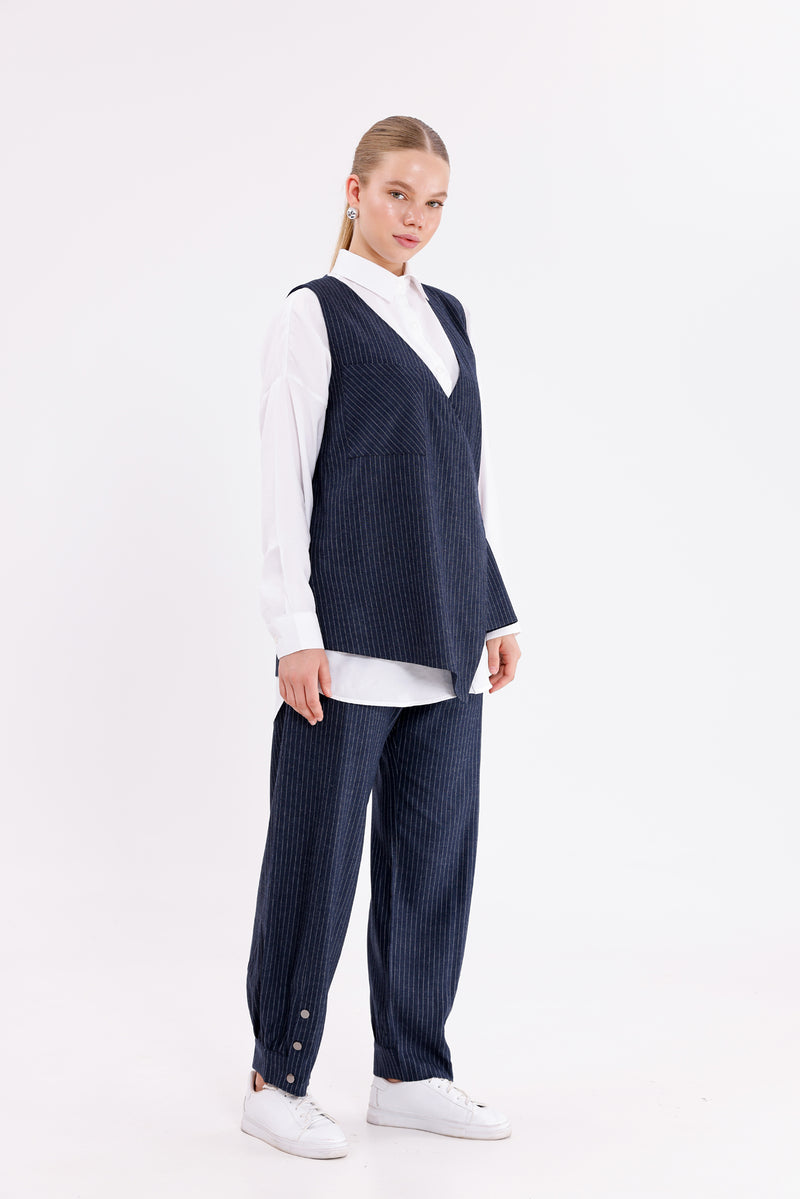 A&W Kate 3 Pc Set Navy Blue