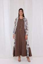 A&W Elyse 2 Pc Dress Brown