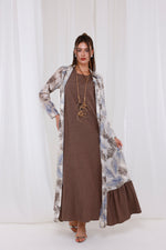 A&W Elyse 2 Pc Dress Brown