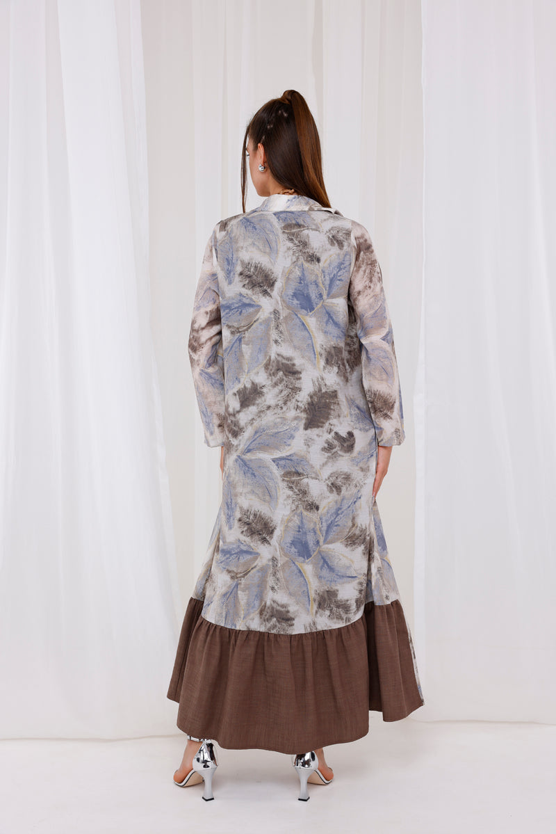 A&W Elyse 2 Pc Dress Brown