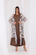 A&W Elyse 2 Pc Dress Brown