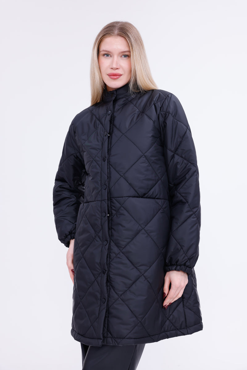MHN Mehlika Coat Black