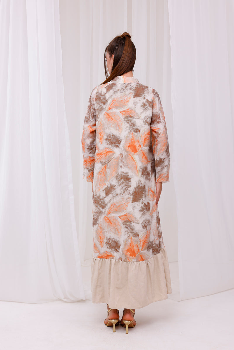 A&W Elyse 2 Pc Dress Camel