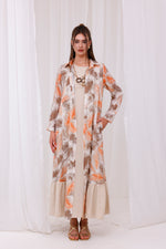A&W Elyse 2 Pc Dress Camel
