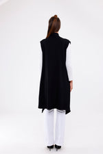 WRN Flower Dtld Vest Black