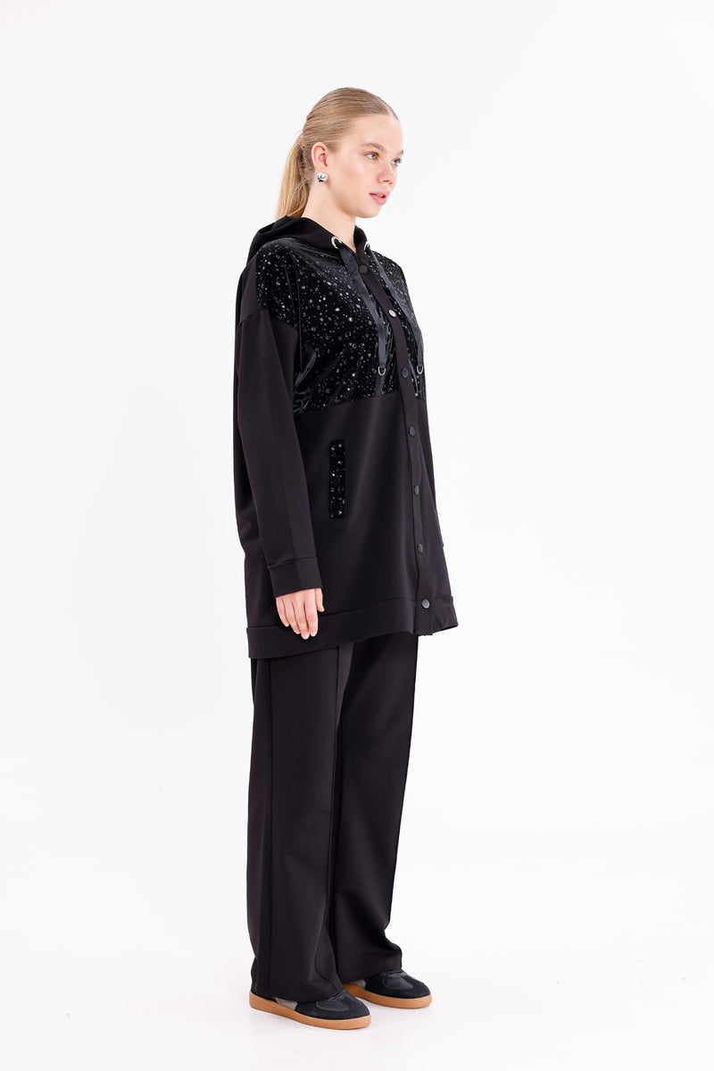 SCL Sahra Tracksuit  Black