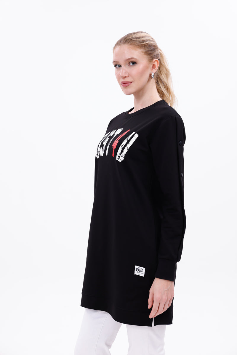 JMN Fernanda Tunic Black