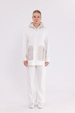 SCL Quilted Jest Tracksuit Ecru