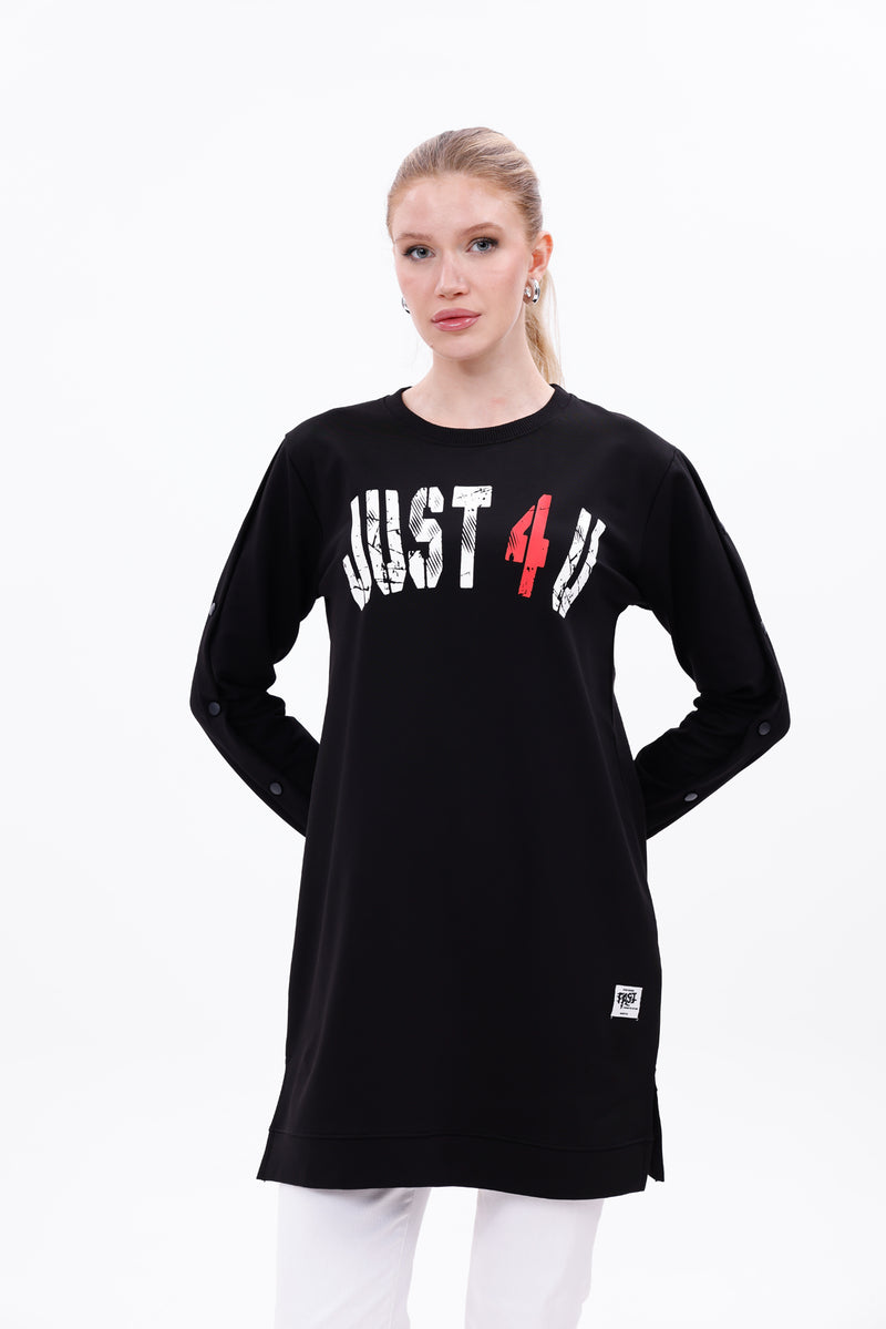 JMN Fernanda Tunic Black