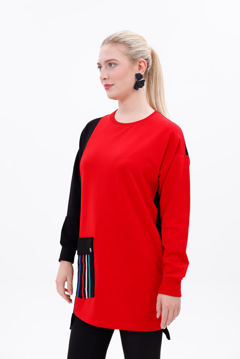 JMN Alba Tunic Red