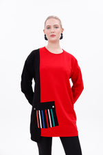JMN Alba Tunic Red