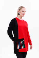 JMN Alba Tunic Red